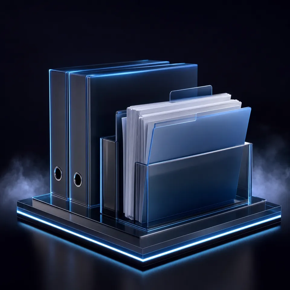 Architecture diagram of Aderant legal software connecting practice management back-office ledgers with client-facing matter workspaces