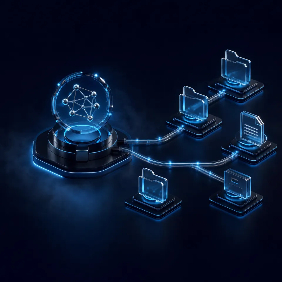 AI agent platform architecture showing orchestration and workspace layers