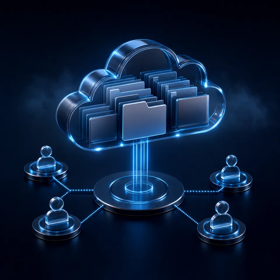 AI agent managing email workflows in a shared workspace