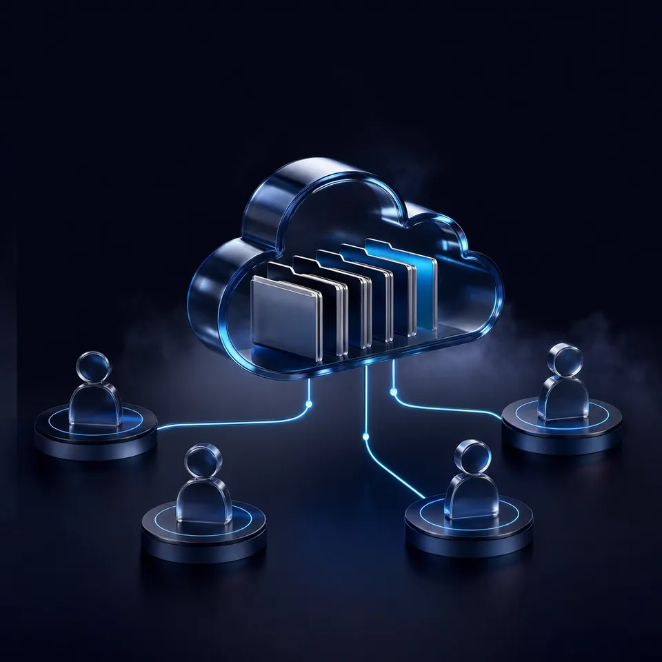 AI agent workspace with shared files and collaboration tools