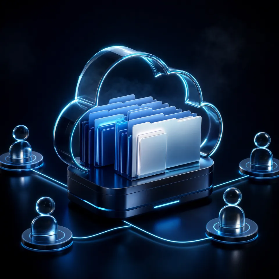 AI agent workflow for automated document processing and sharing