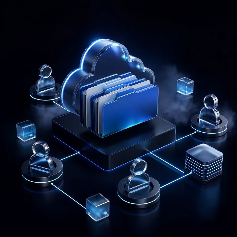 AI agent interface managing tasks across connected workspace tools