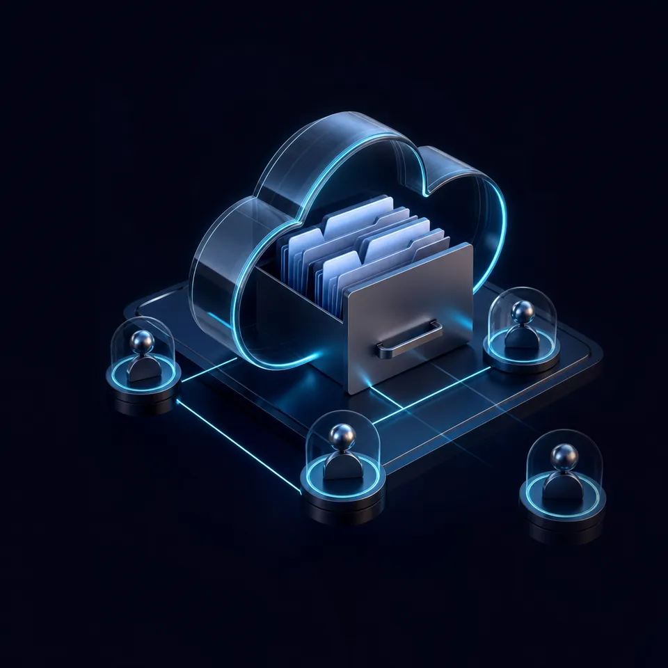 Secure enterprise cloud repository and virtual data room architecture for legal document management and client file exchange