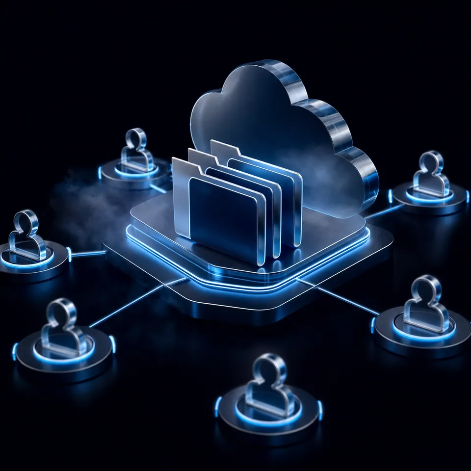 Architecture diagram illustrating Box folder sync to Fast.io workspaces and AI agent retrieval through remote MCP