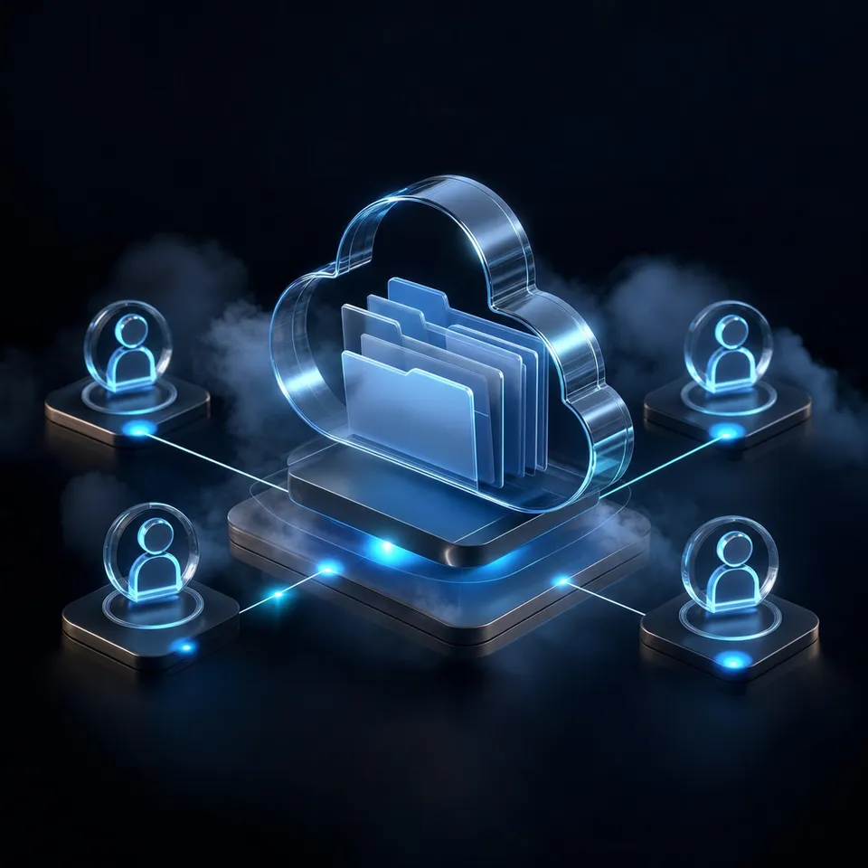 AI agent sharing and collaboration interface