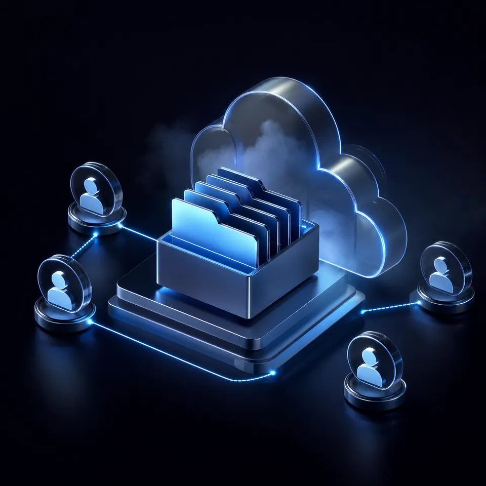 Configuring webhooks and delta cursors connects active Dropbox repositories to indexed workspaces for automated processing.