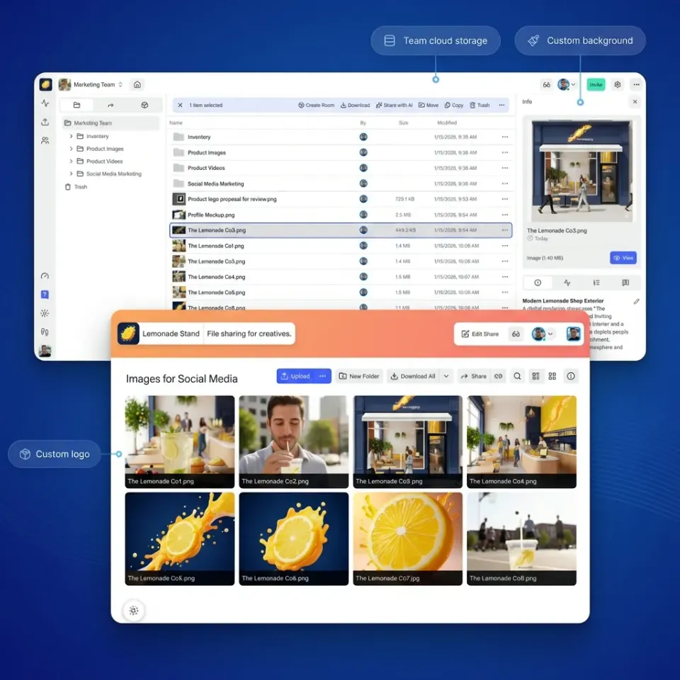 The best alternatives combine fast transfers with persistent storage and team features.
