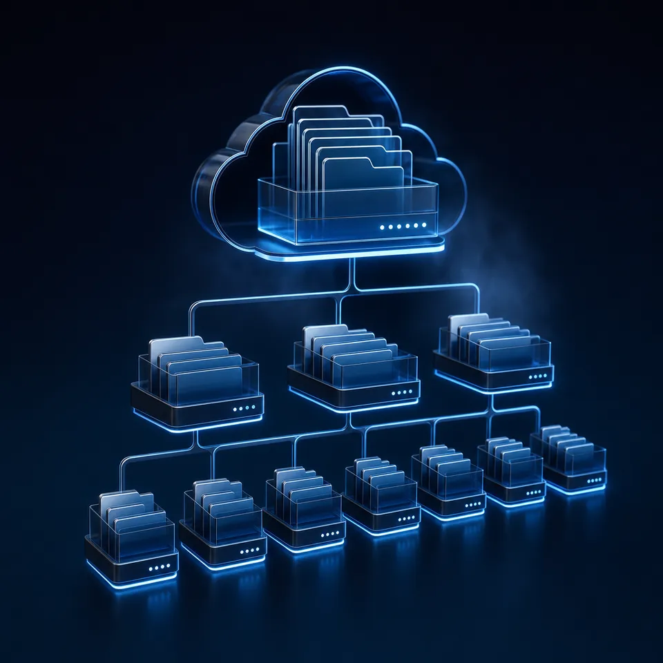 AI Storage Architecture Diagram showing training dataset flows for Manus AI agents.
