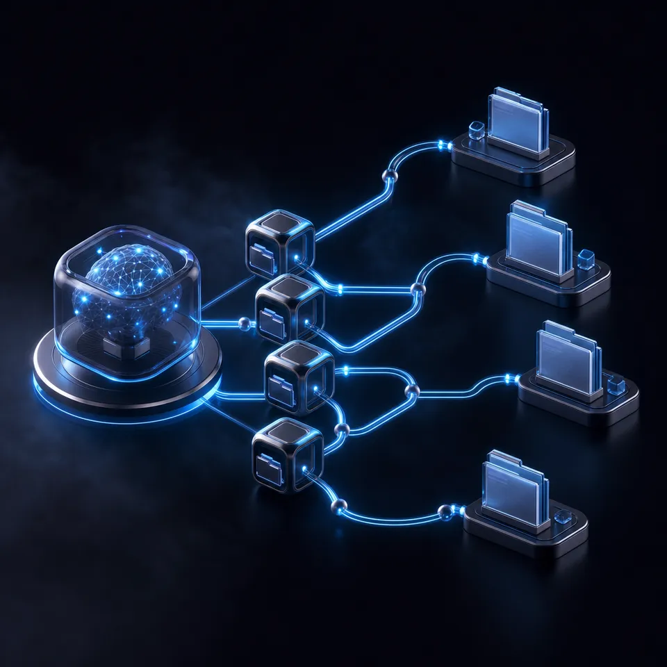 Agent workspace for managing files and automation workflows