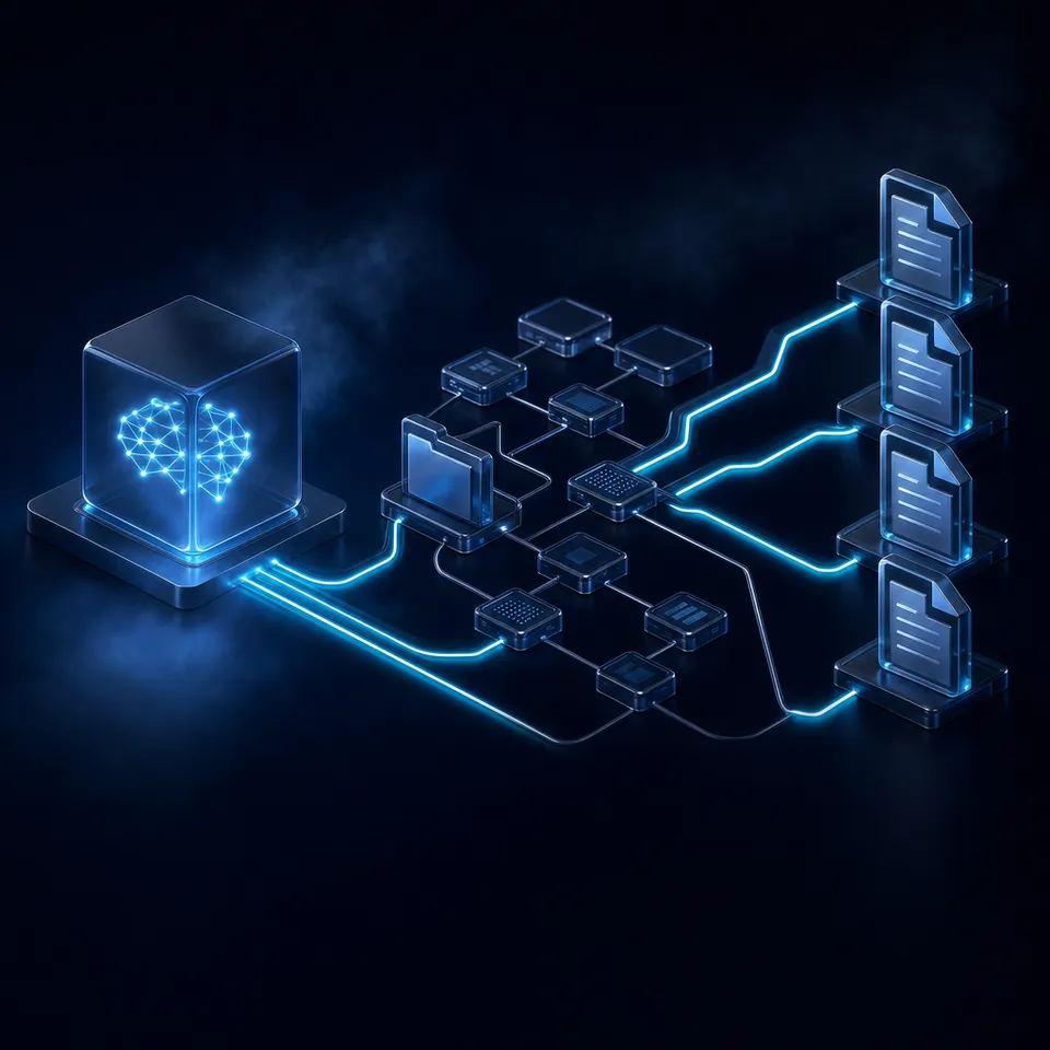 AI agent analyzing sensor data and producing structured reports