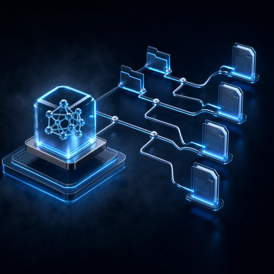 AI agent orchestrating robotic arm control data in a cloud workspace