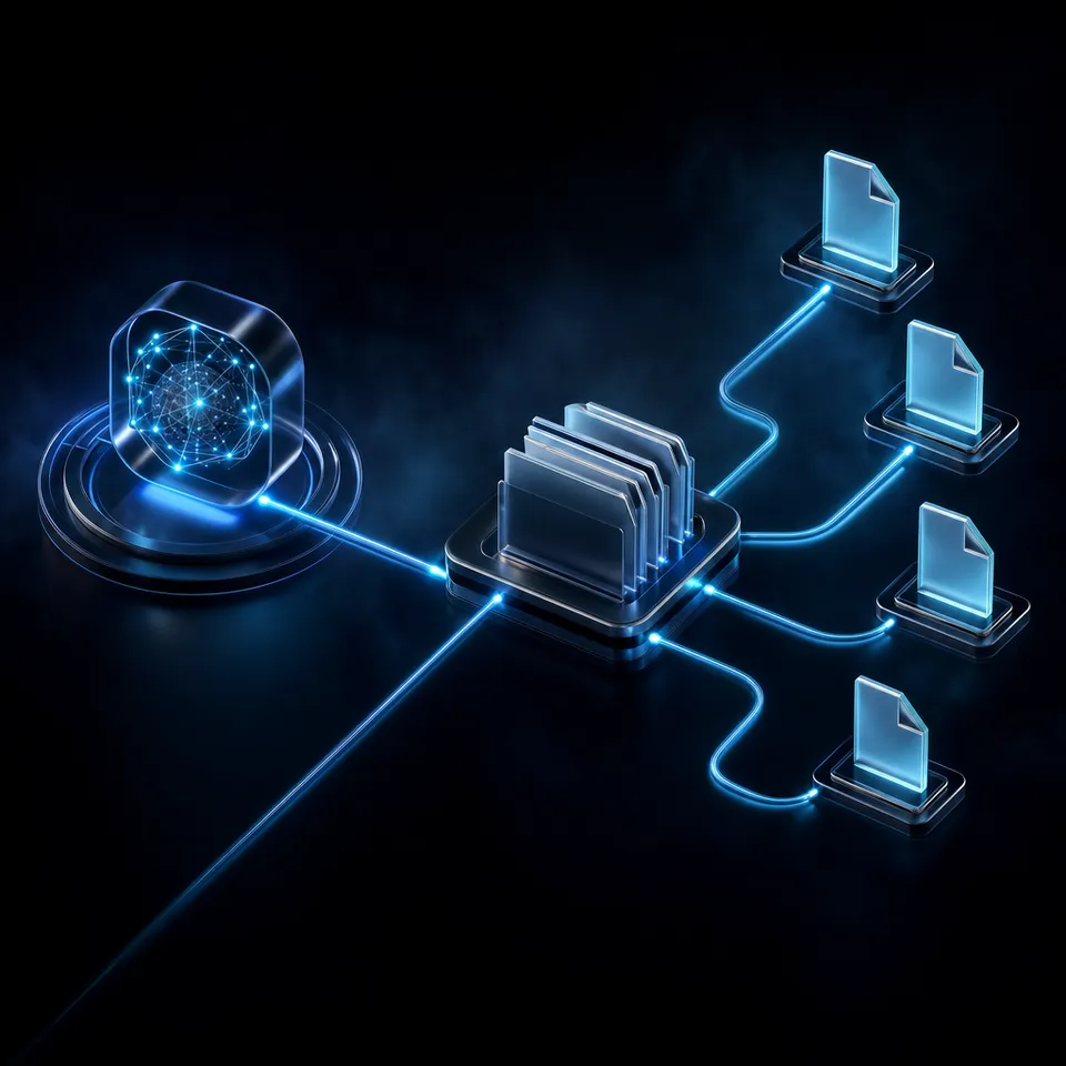AI agent managing data in a shared cloud workspace