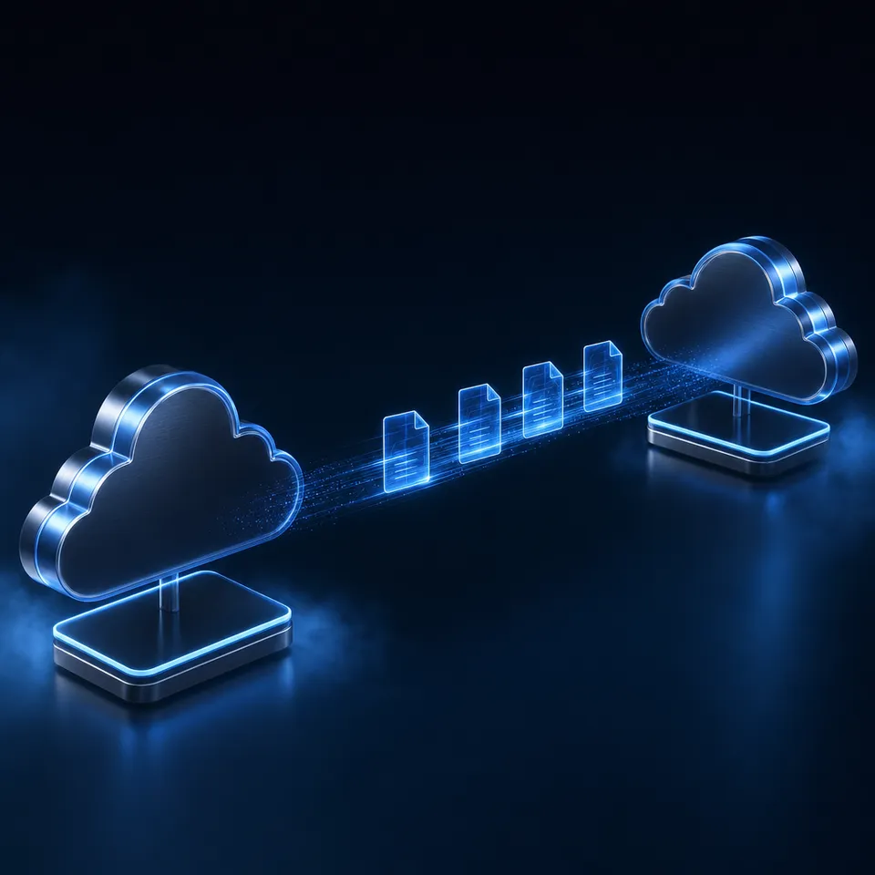 AI agent managing file sharing workflows across devices