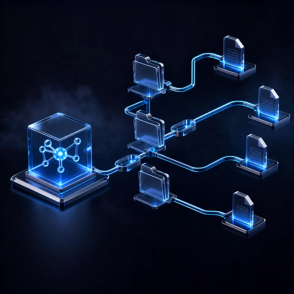 AI agent workspace with connected devices
